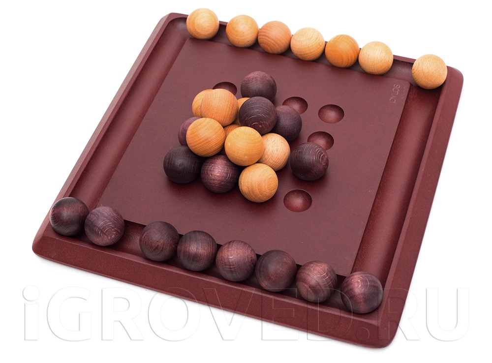 Игровой процесс настольной игры Пилос (Pylos)
