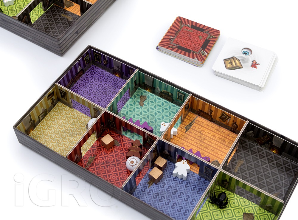 Игровой процесс настольной игры Паника в поместье (Panic Mansion)