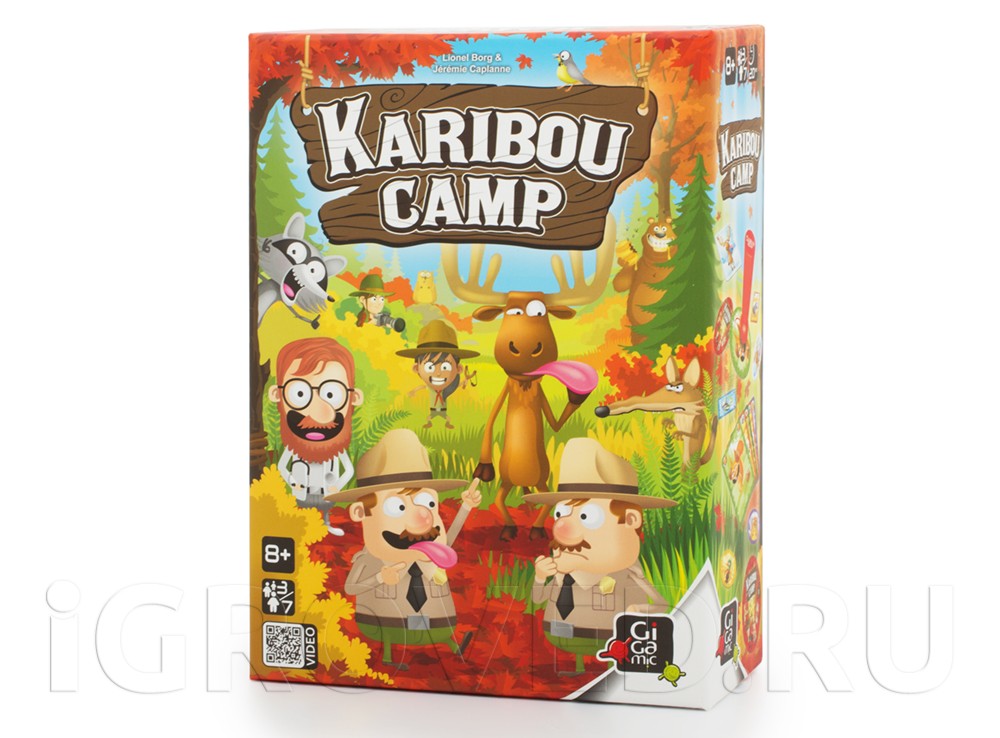 Коробка настольной игры Лагерь Карибу (Кaribou Camp)