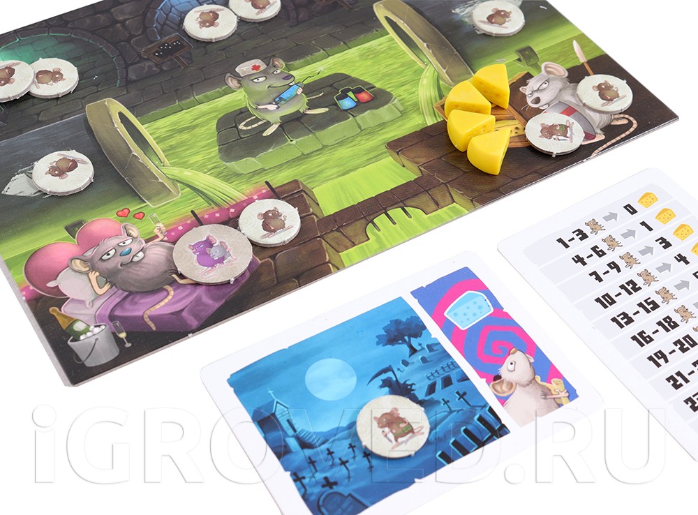 Игровой процесс настольной игры Война и сыр