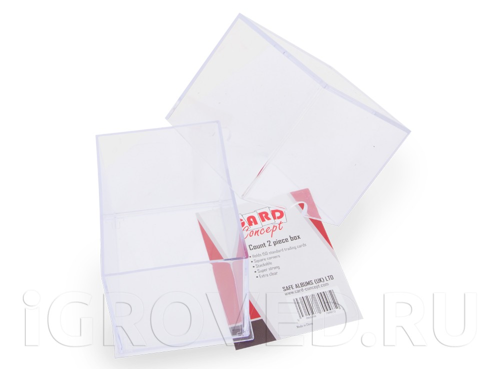 Коробочка Card Concept прозрачная на 150 карт (новая) для хранения карт