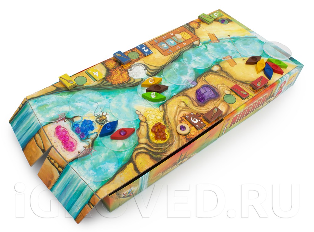 Игровой процесс настольной игры Ниагара (Niagara)