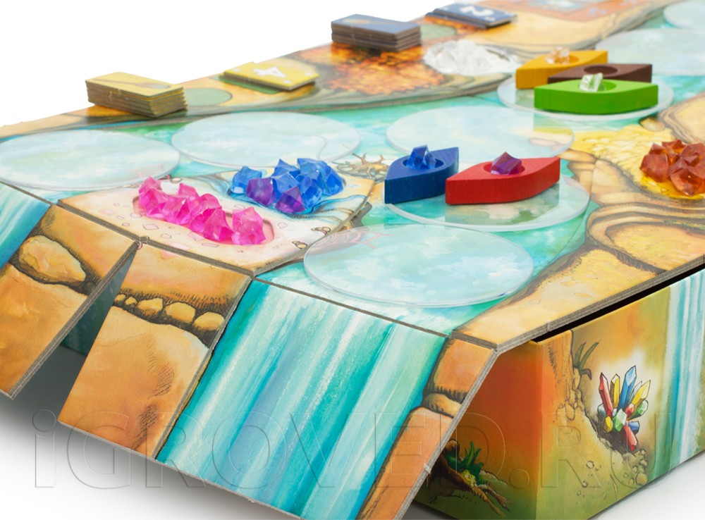 Игровой процесс настольной игры Ниагара (Niagara)