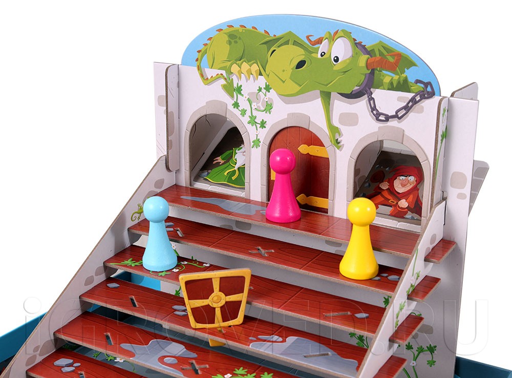 Игровой процесс настольной игры Спасти Дракона Игровой процесс настольной игры Спасти Дракона