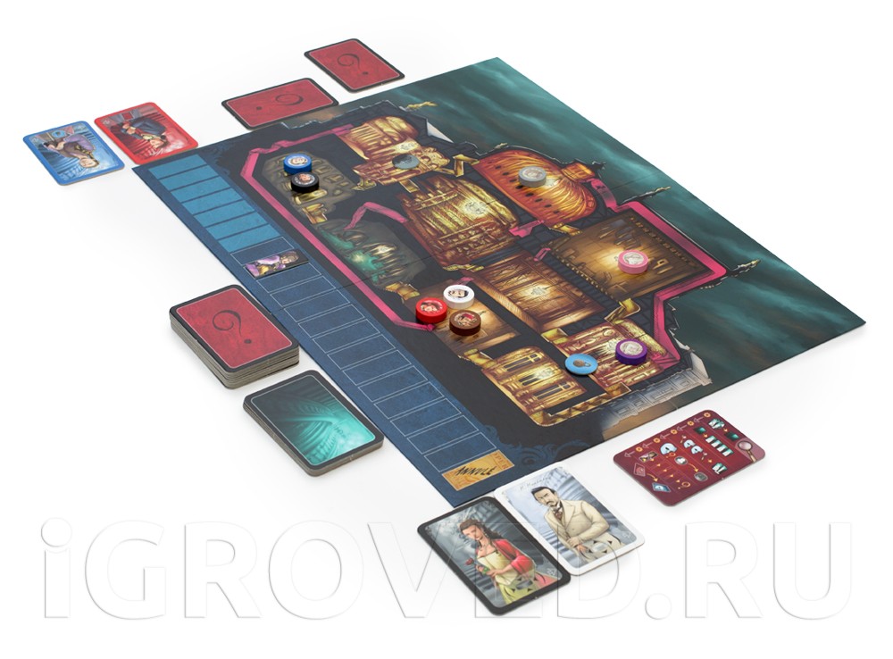Игровой процесс настольной игры Призрак Оперы (Le Fantome de l’Opera)