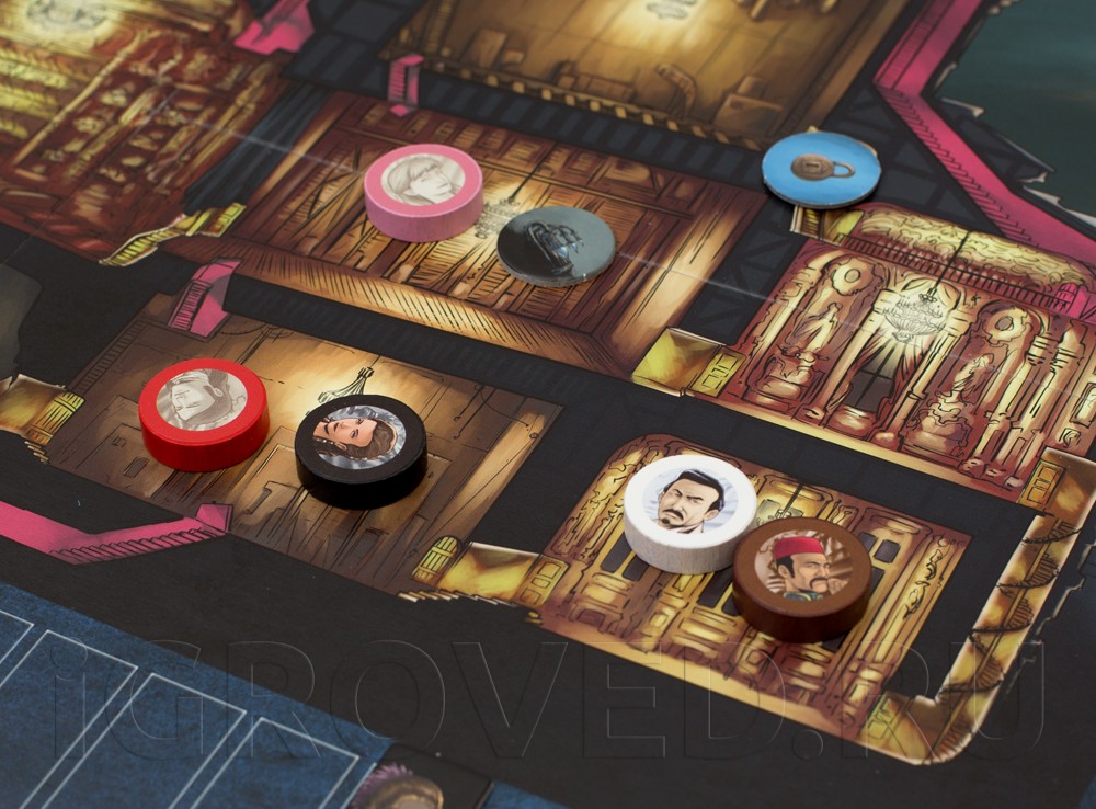 Игровой процесс настольной игры Призрак Оперы (Le Fantome de l’Opera)