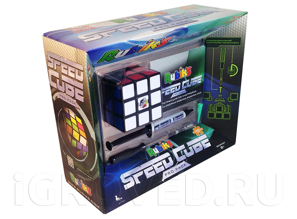 Коробка настольной игры-головоломки Скоростной Кубик Рубика 3х3