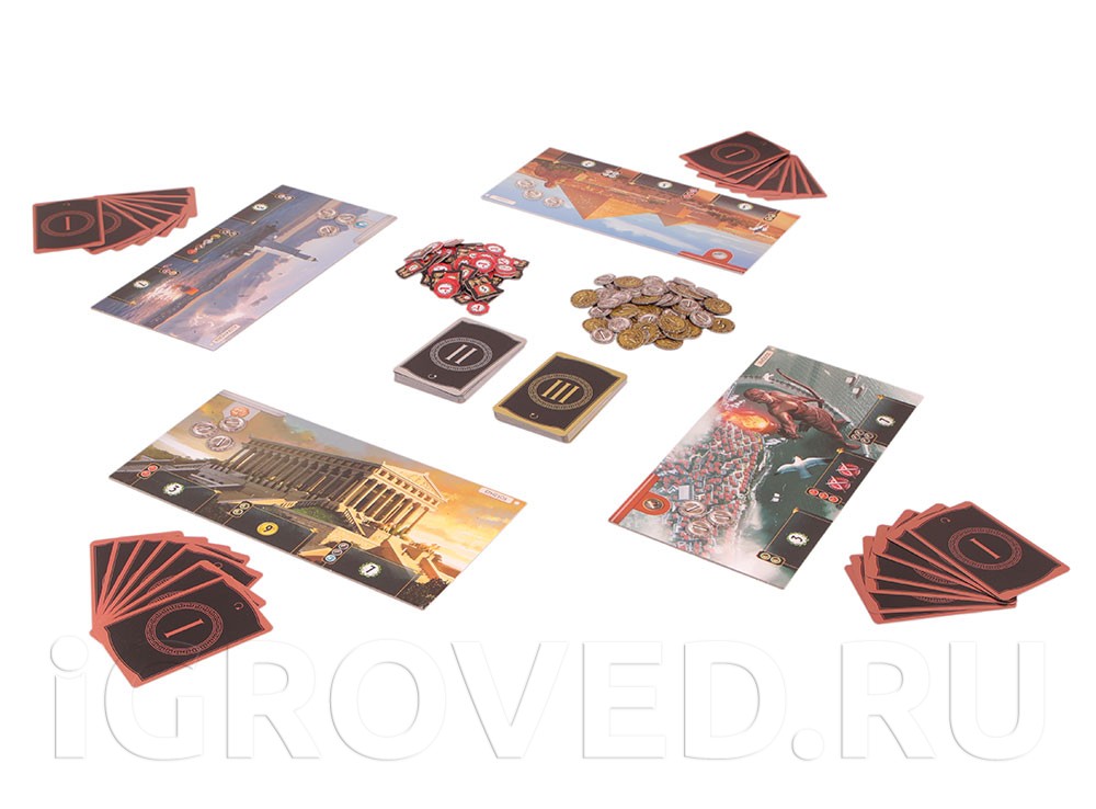 Игровой процесс настольной игры 7 чудес Игровой процесс настольной игры 7 чудес