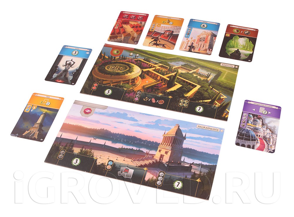 Поля Чудес Света и карты настольной игры 7 чудес Поля Чудес Света и карты настольной игры 7 чудес