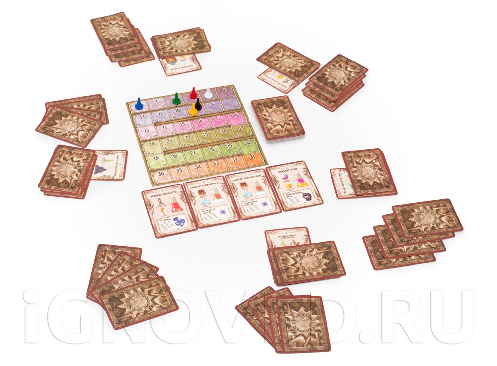 Игровой процесс настольной игры Зельеварение. Практикум