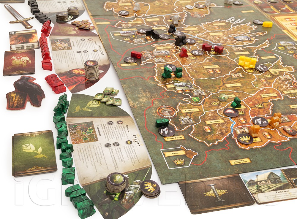 Игровой процесс настольной игрой Игра престолов (2-е издание)