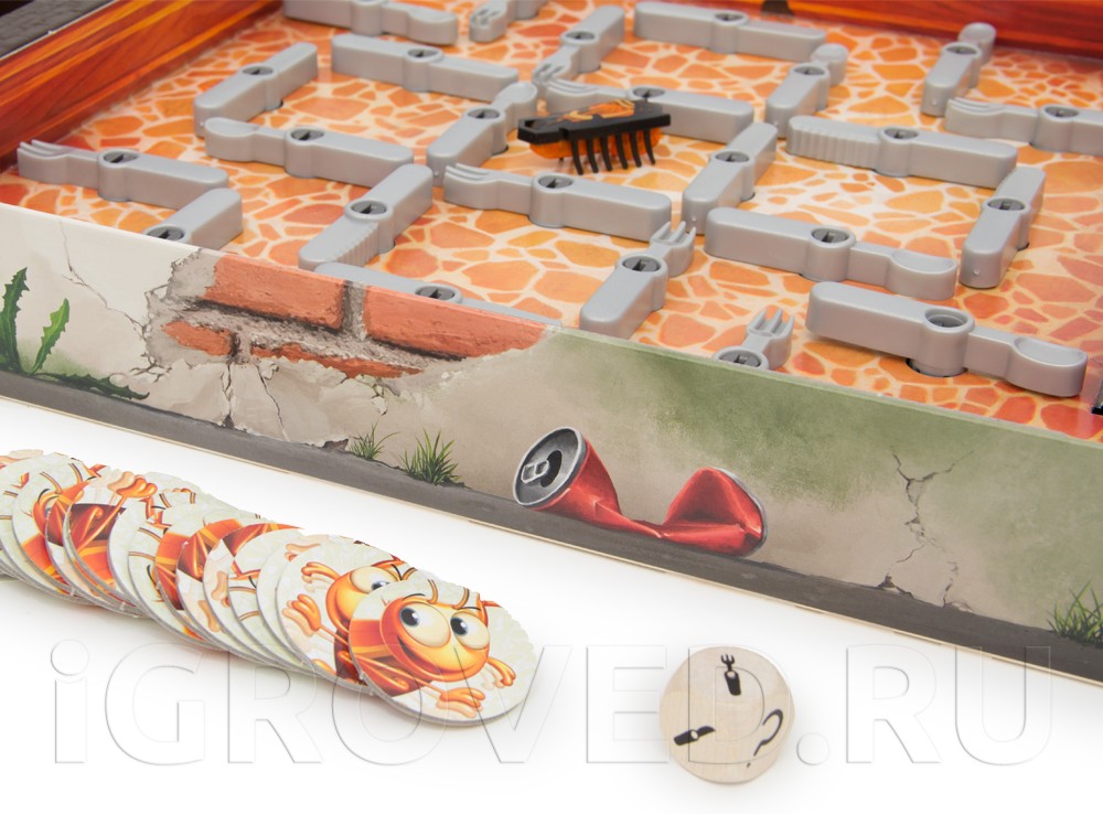 Игровой процесс настольной игры Кукарача (Kakerlakak)