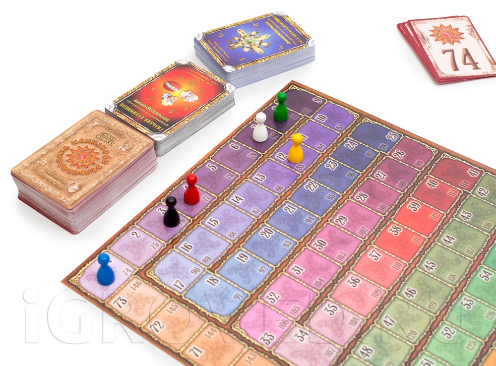 Компоненты настольной игры Зельеварение. Подарочный набор