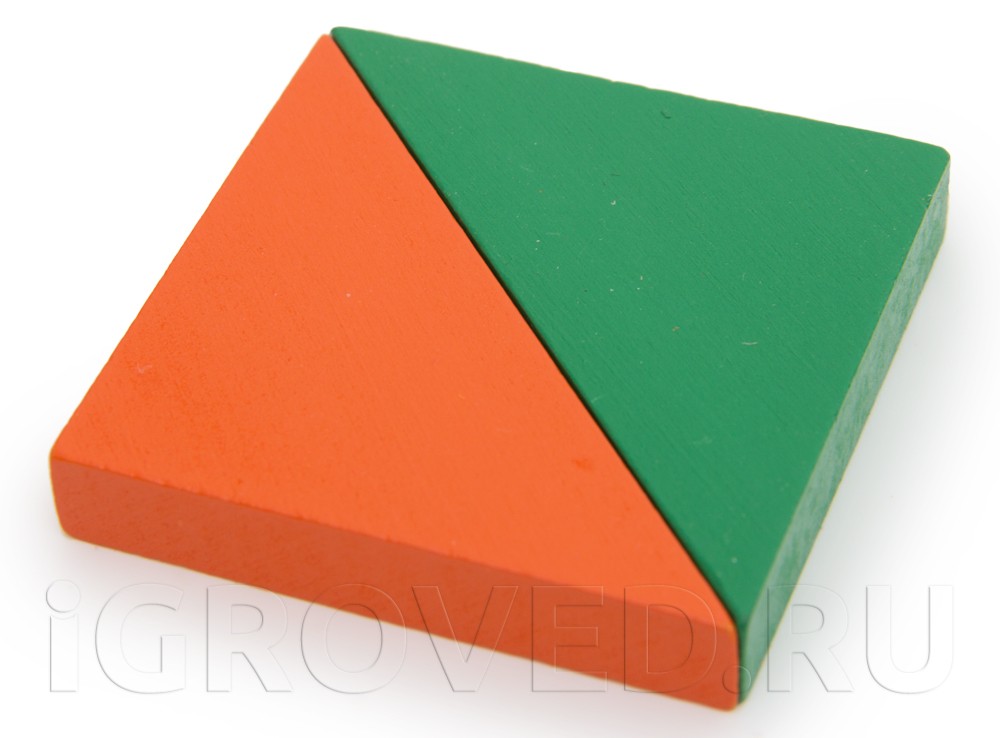 Компоненты настольной игры Танграм (Tangram)