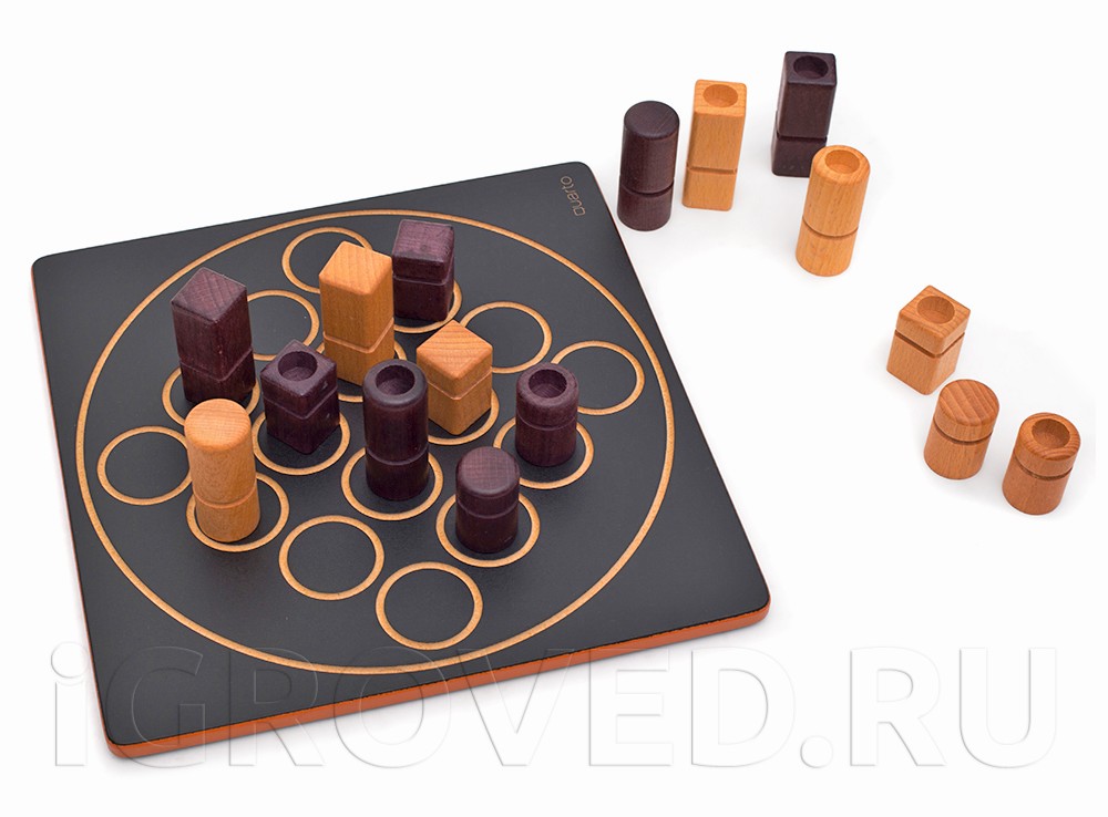 Игровое процесс настольной игры Кварто (Quarto)