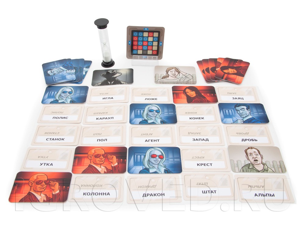 Игровой процесс настольной игры Кодовые имена (Codenames)