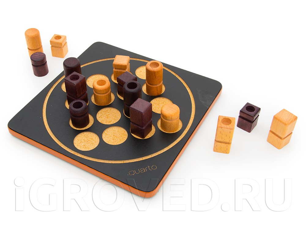 Игровой процесс настольной игры Кварто Мини (Quarto Mini)